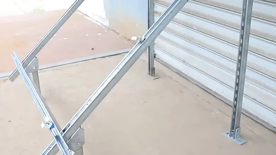 Solar PV Panel Ground Mounting Brackets Structure Solar Ground Power Station Racks 