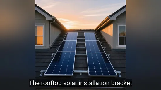 Solar Pitched Tile Mounting Structure Aluminium Brackets Solar Panel Rack for Mounting